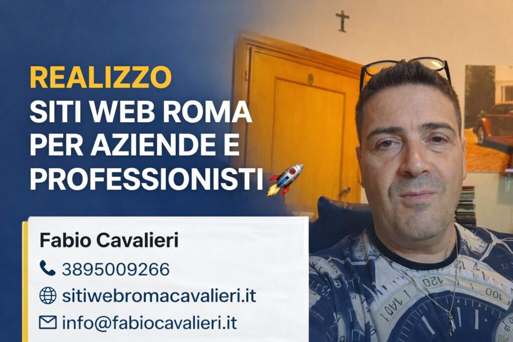 Realizzo siti web Roma per Aziende e Professionisti